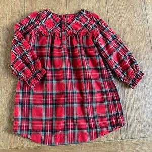 Crewcuts girl’s Christmas nightgown like new 4/5T